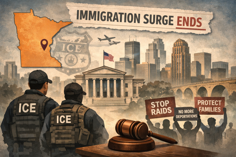 ट्रम्प प्रशासनद्वारा मिनियापोलिसमा आप्रवासी छापा अन्त्य गर्ने घोषणा